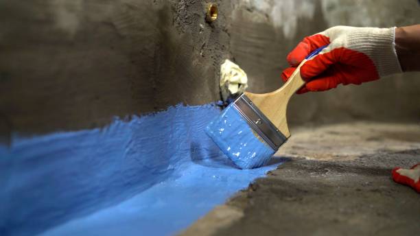 Commercial Waterproofing project at a Stanton, KY business property by SJ Waterproofing Pros